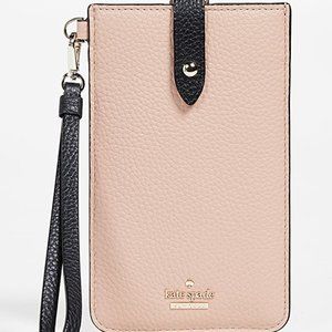Kate Spade New York iPhone Sleeve Womens Tan Black